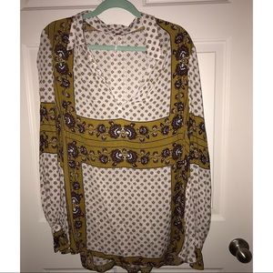 NWT FREE PEOPLE BLOUSE SIZE LG